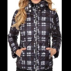 Obermeyer Desiree Insulator Jacket 😎Small Plaid Quilted Ski Coat